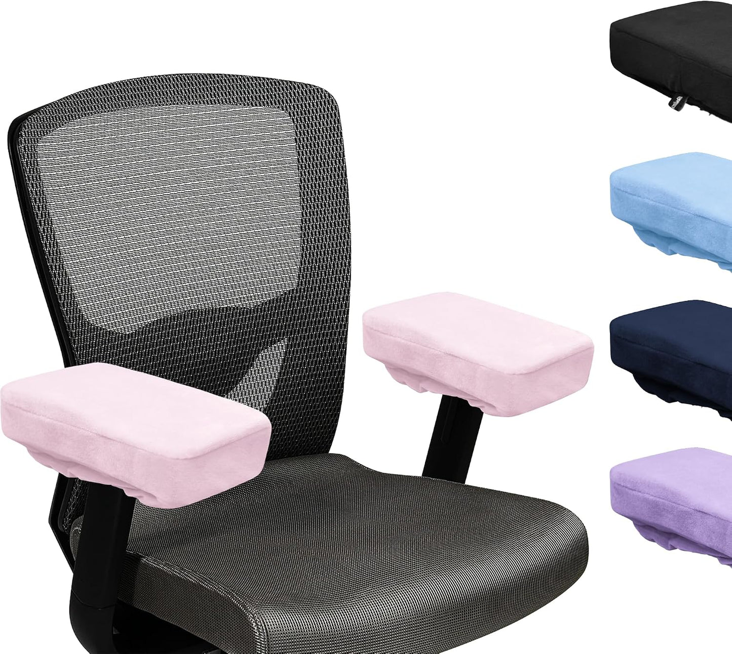 Office Chair Arm Pads Desk Chair Arm Covers Soft Elbow Cushion | Soft Fabric, Fits Office And Gaming Chairs, 2 PCS Elbow Cushion For Gaming Chair,Desk Chair Arm Pads,Desk Chair Arm Pads