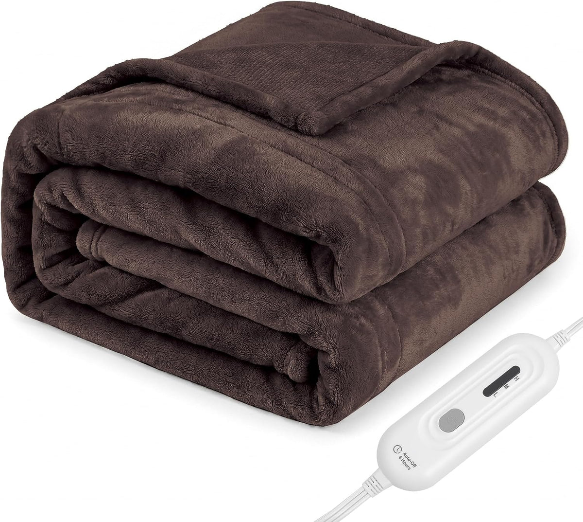 Tefici Heated Blanket Throw,Ultra Soft 2-Layer Flannel Electric Blanket