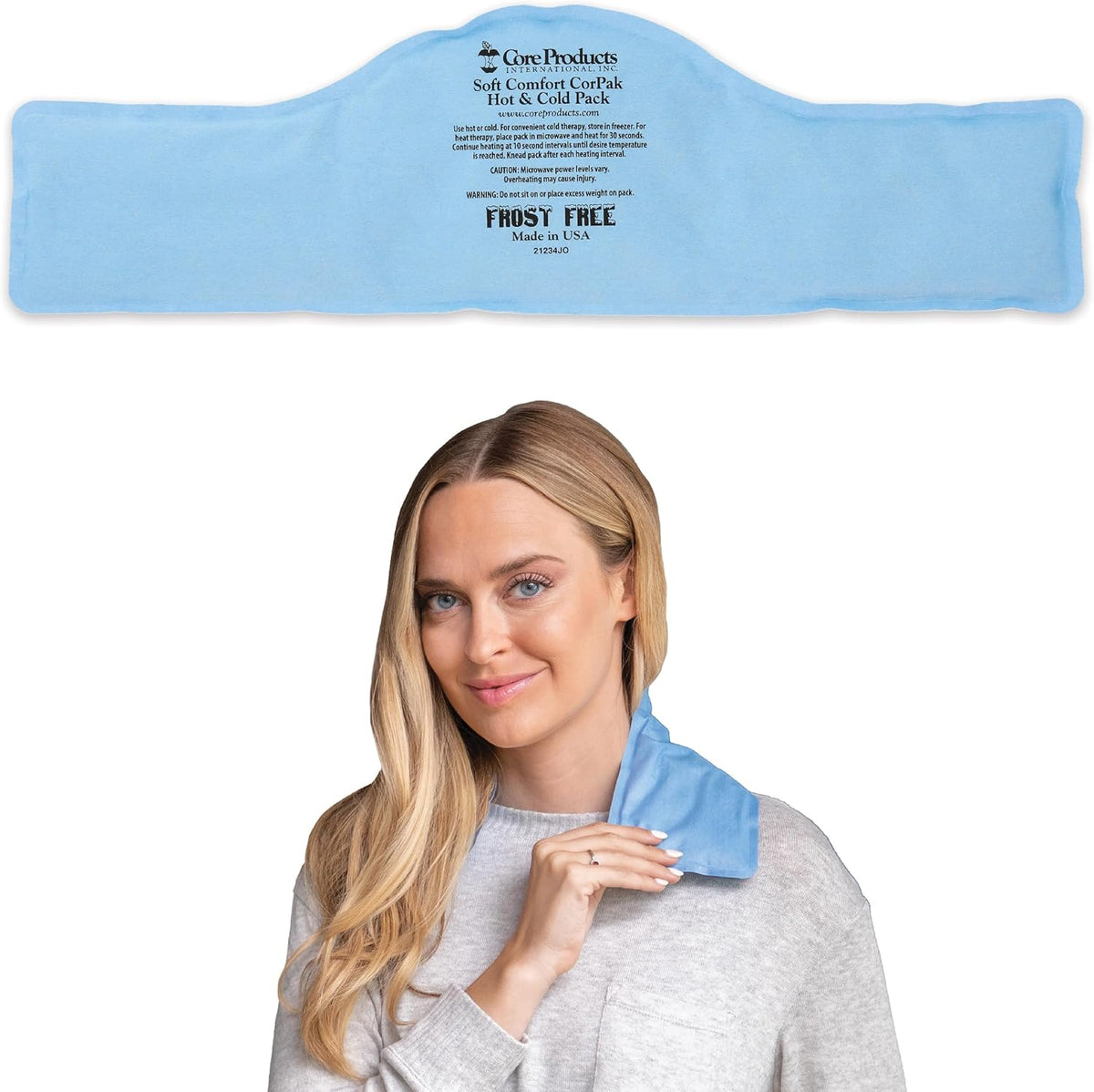 Reusable Hot & Cold Therapy Pack for Knee Back & Shoulder Pain-Trisectional