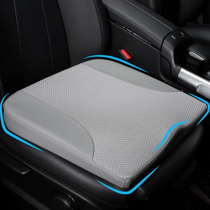 Allaboutsla Car Seat Cushion with Lumbar Support Pillow, Car Back Support | L-Shaped Ergonomic Memory Foam Seat Cushion, Car Seat Cushions for Driving, Driver Cushion and Back Support for Car, B&G