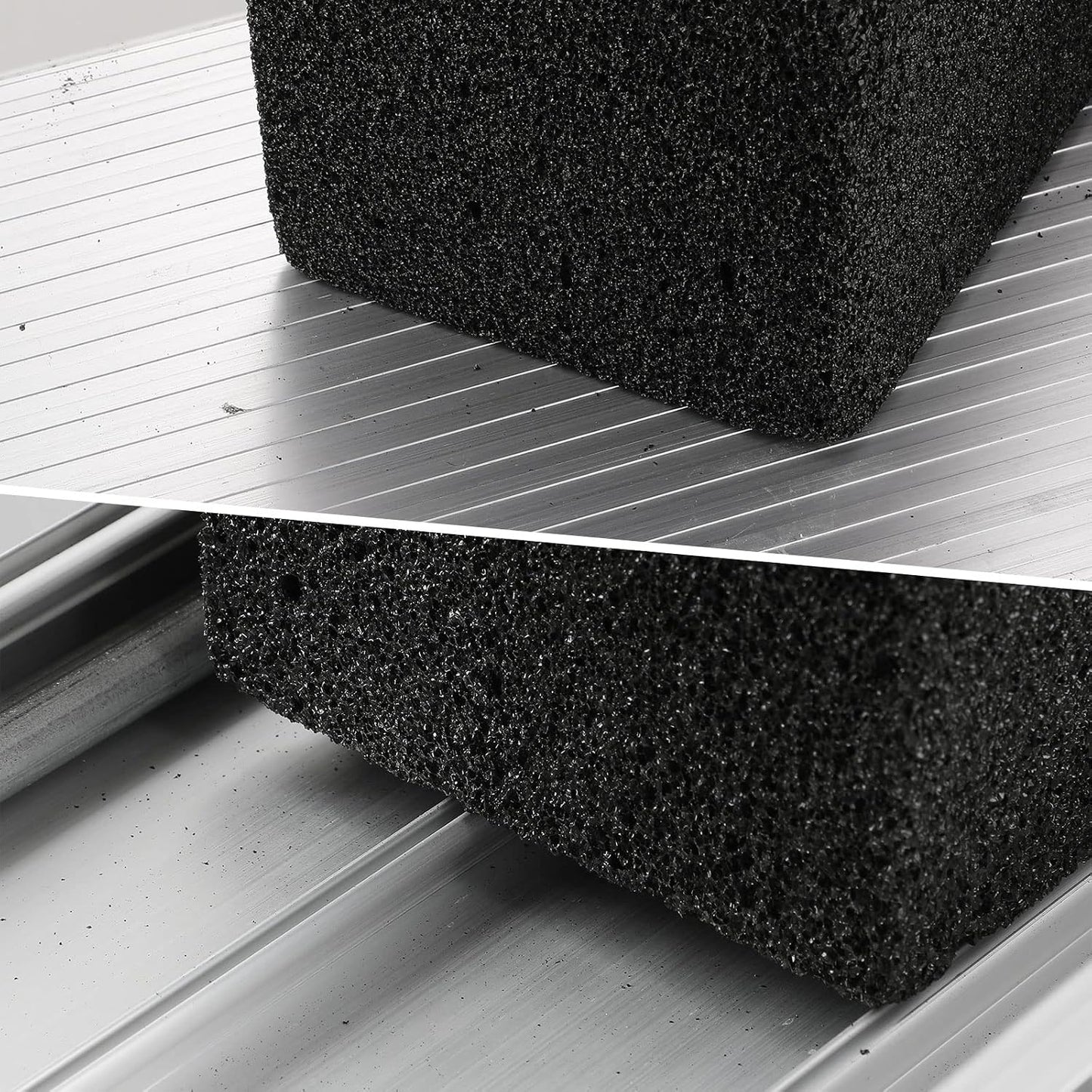 Irenare 10 Pieces Commercial Grill Cleaning Brick Pumice Stone Bulk,Black | Heavy Duty Reusable Blocks, For Restaurant Griddles Flat Tops, Cleans BBQ Grates Outdoor Grills, Removes Tough Grease