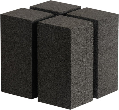 4 Pack Grill Cleaner Brick for Outdoor&Restaurant. Heavy Duty Grill Cleaning Brick. Pumice Stone Cleaner Tool Grill Brick for Cleaning Flat Top Grills Griddles Effectively Without Harsh Chemicals