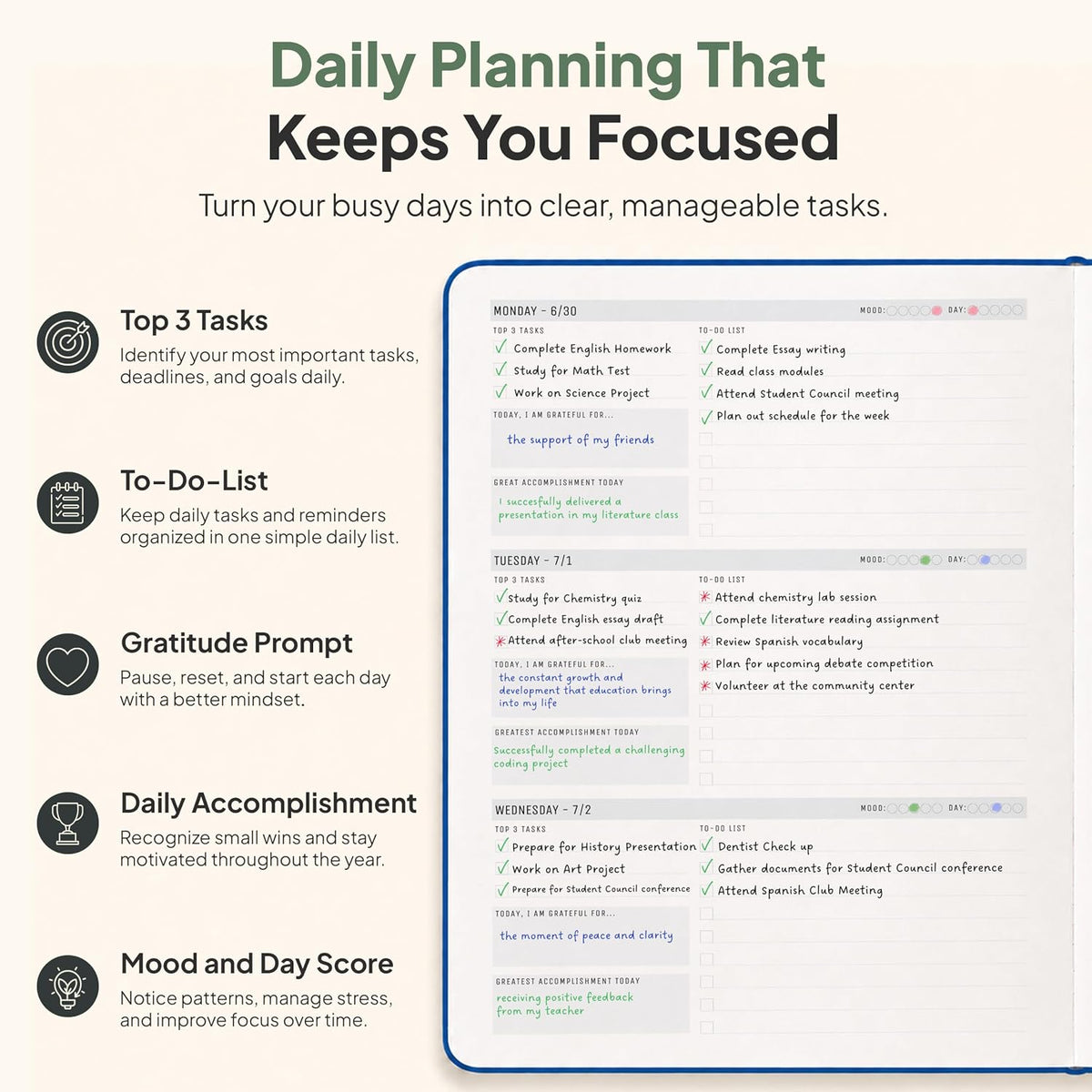 Dated, 2026 Planner, 5.8” x 8.3” - The #1 Productivity Planner to Achieve Your 2026 Goals - Planner 2026-2027 by PRODUCTIVITY STORE (A5, GREY)