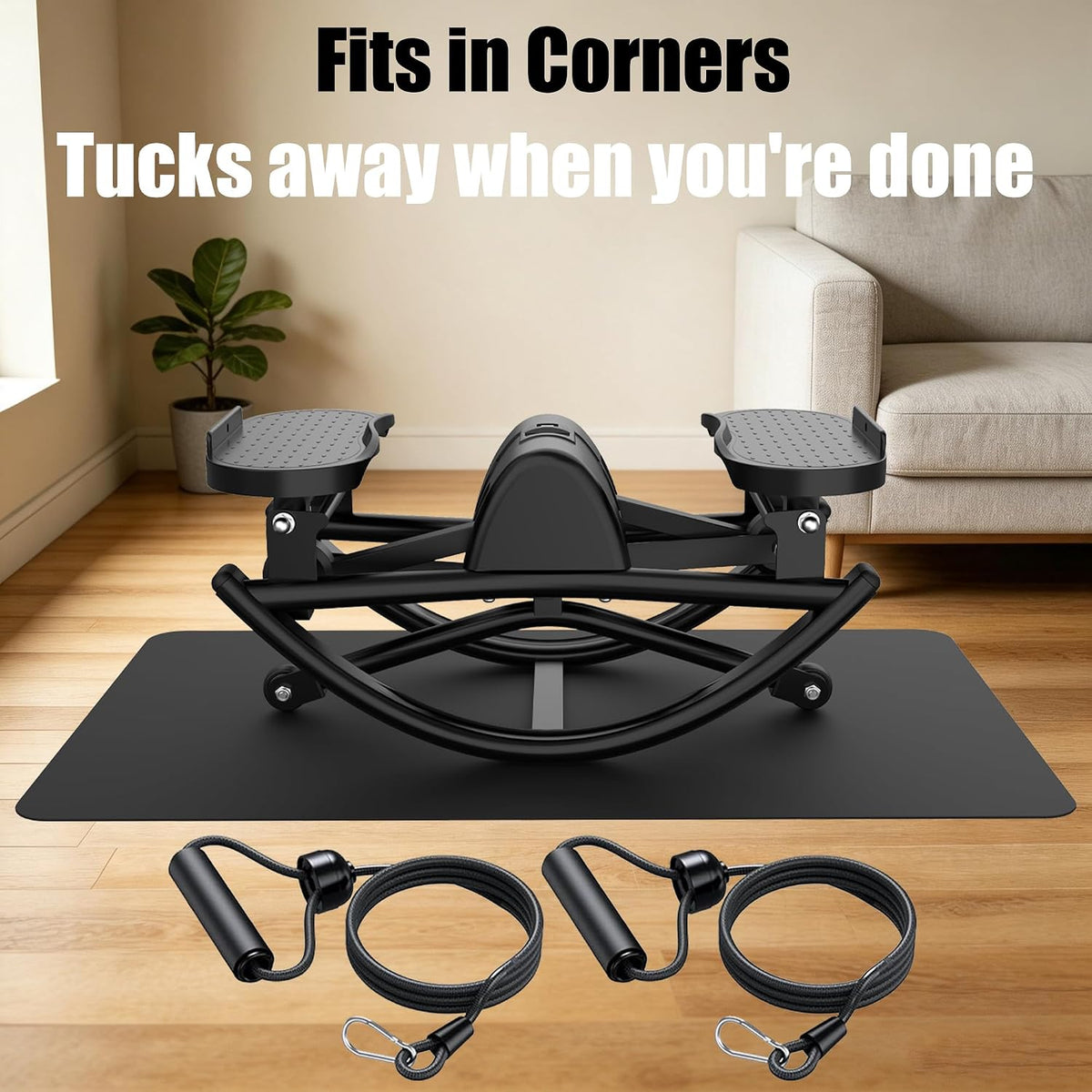 KINMAC Rocking Stepper for Exercise at Home-Rock Stepper Side to Side