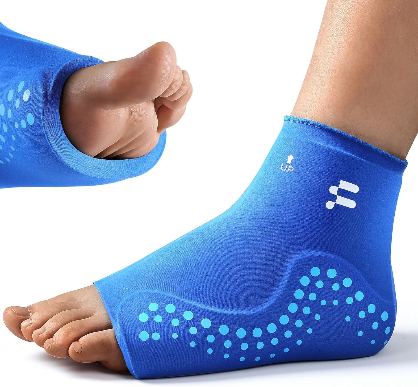 Ankle Ice Pack Wrap, Hands Free for Sprained Ankle & Swelling, XL | Extended Ankle & Foot Coverage, 30% Longer Lasting Cold, Heel& Foot Pain Relief, Hot& Cold Therapy, Plantar Fasciitis Support