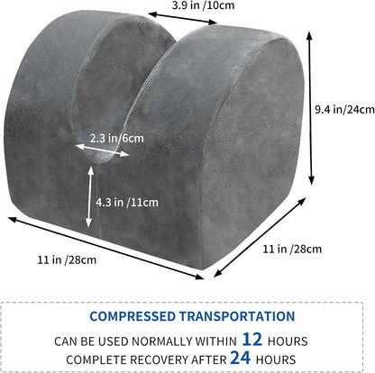 Eiury Knee Replacement Pillow for Post-Op Leg Elevation & Extension Support – Heel-Lift Wedge for Lower-Limb Alignment and Comfortable Rest