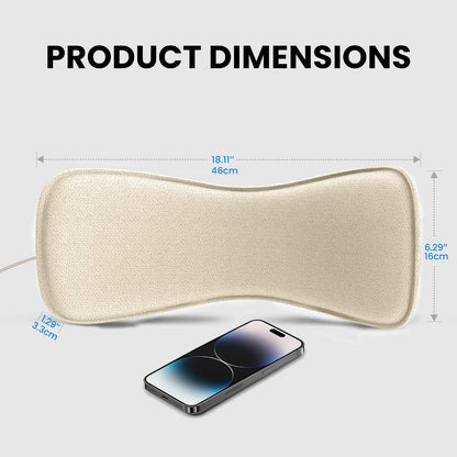 Avantree Slumber 2 - Bluetooth Pillow Speaker for Side Sleepers | 4 Ultra-Flat Speakers, White Noise, Remote Control & Sleep Timer, Soft Design for Sleeping, Podcasts & Audiobooks, Gray