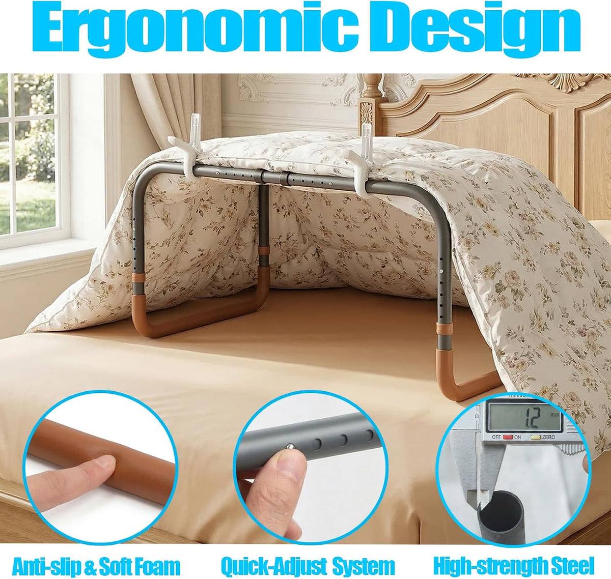 Adjustable Blanket Lifter for Feet