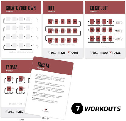 NewMe Fitness Pilates Workout Cards, Instructional Fitness Deck for Women & Men, Beginner Fitness Guide to Training Exercises at Home or Gym