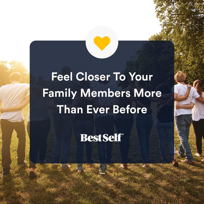 BestSelf Family Talk Deck – 50 Conversation Cards for Kids, Teens & Adults