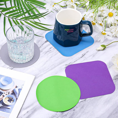 LUTER 4pcs Jar Opener Gripper Pad for Seniors with Weak Hands, Rubber | Multi-function Silicone Bottle Opener Lid Cap Rubber Gripper Pads Kitchen Coasters Gadgets, Light Blue, Green