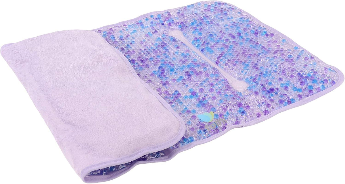 Hot and Cold Large Gel Bead Pack by FOMI Care | 20” x 12” | Ice Therapy for Back, Shoulder, Knee, Thigh Pain Relief | Premium Reusable, Oversized Wrap and Compress | Freezable, Microwaveable