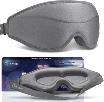 3D Advanced Eye Mask for Sleeping, Ultra Delicate Soft Skin Friendly Eye mask,100% Blackout Sleep Eye Mask for Sleep, Eyelash Extension Sleep mask, Sleeping Eye Masks for Men and Women