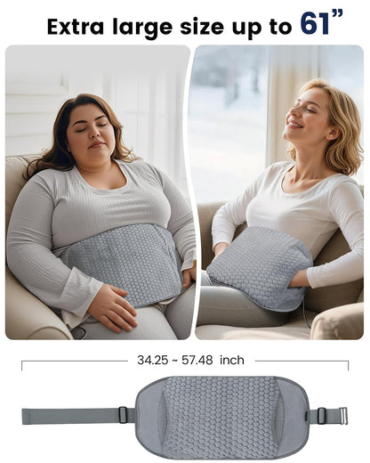 COMFIER Heating Pad with Graphene Heat & Massage for Back FSA Eligible Item
