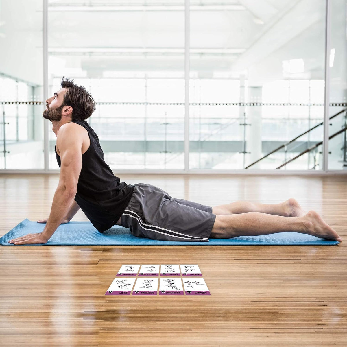 NewMe Fitness Pilates Workout Cards, Fitness Deck for Women and Men