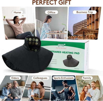 UTK Far Infrared Heating Pad for Neck and Shoulder and Back Pain Relief