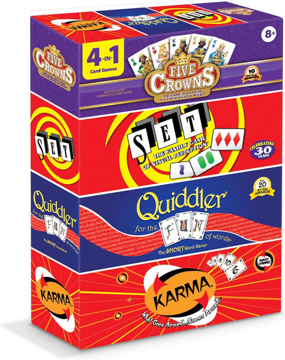 Five Crowns Rummy Style Card Game for Kids and Adults, Family Game Night