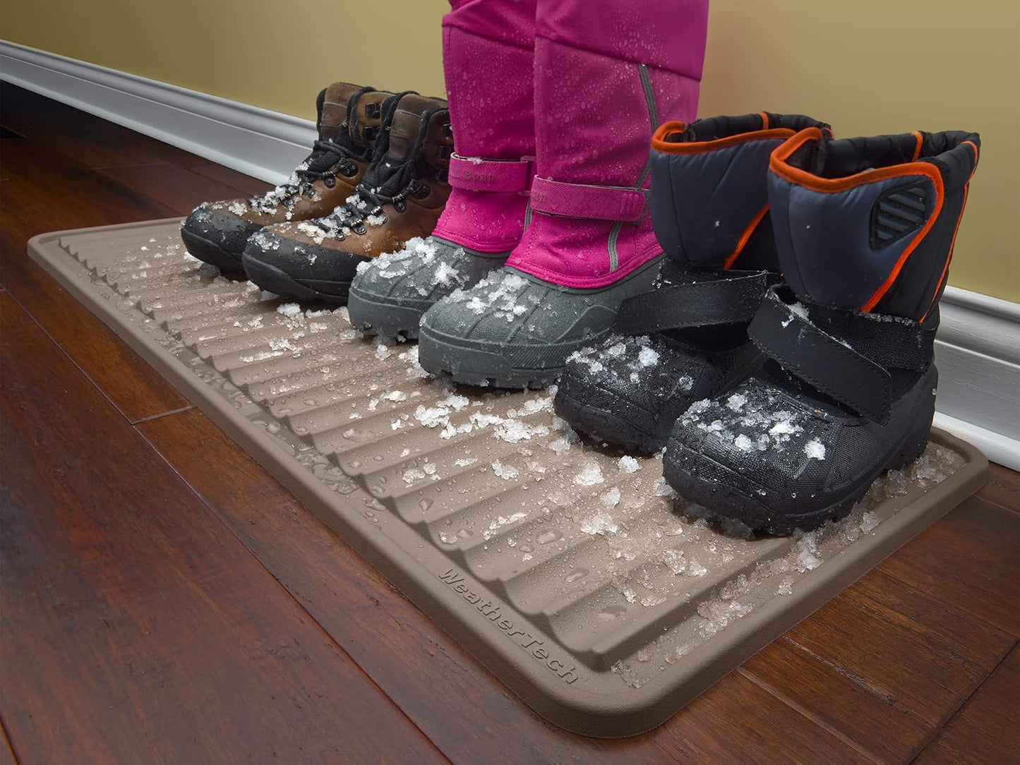 WeatherTech BootTray (16"x36") - Brown - Durable Mat for Dirty Boots and Shoes