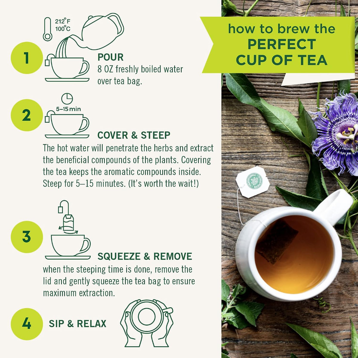 Traditional Medicinals Organic, Chamomile Tea - Supports Stress Relief and Relaxation - Kosher, Non-GMO, Caffeine-Free, Compostable - 16 Tea Bags