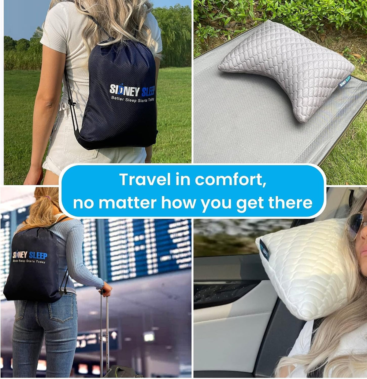 Sidney Sleep Adjustable Curved Pillows for Neck and Shoulder Support with Extra Shredded Fill - Cervical Contour Pillow for Side and Back Sleepers - Queen Size 19" x 29" CertiPUR-US Certified (White)