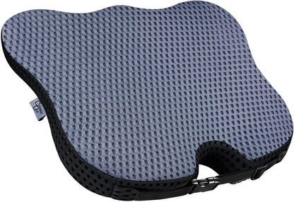 Wedge Car Seat Cushion for Better Visibility & Sciatica Pain Relief
