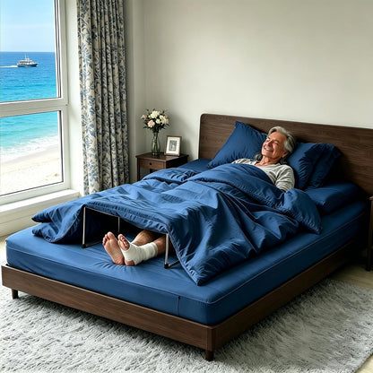 Blanket Lifter for Feet - Bed Cradle Steel Foot Tent for Bed Keep Blankets Off Feet, 18.5x14x14 inch