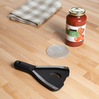 OXO Good Grips Jar Opener with Non-Slip Base Pad, Handheld Manual Opener | Easy-Grip Opener For Weak Hands, Non-Slip Base Pad Included, Arthritis-Friendly, Seniors, Kitchen Tools, Jar Opener