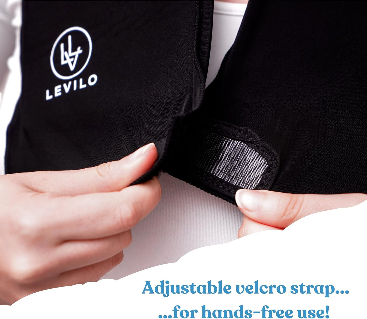 LEVILO Ice Pack for Neck and Shoulders, Neck Ice Pack for Hot & Cold Therapy, Inflammation, Cold Compress, Injuries, Swelling, Cervical Surgery Recovery, Sprains, Work Stress, Reusable