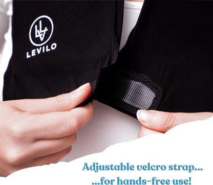 LEVILO Ice Pack for Neck and Shoulders, Neck Ice Pack for Hot & Cold Therapy, Inflammation, Cold Compress, Injuries, Swelling, Cervical Surgery Recovery, Sprains, Work Stress, Reusable