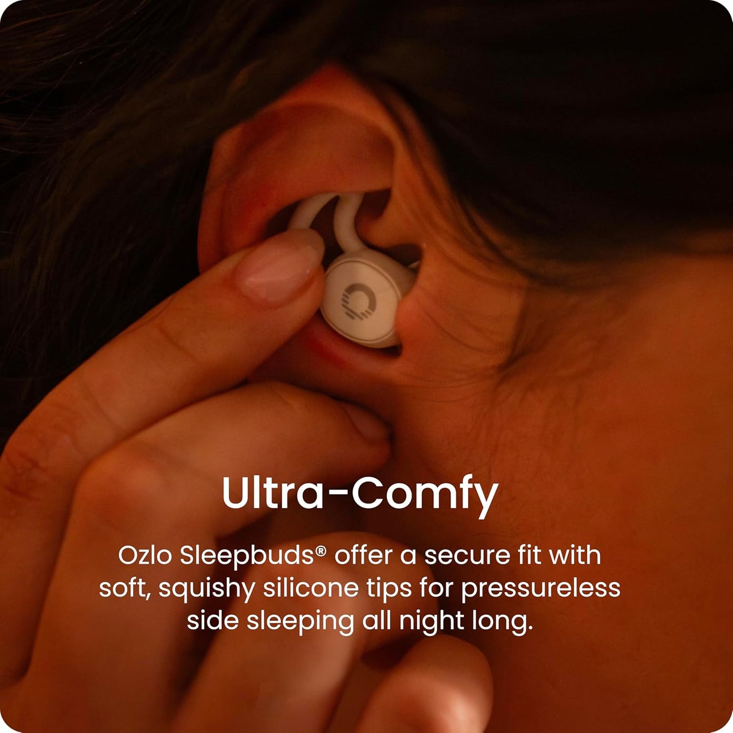 Ozlo Sleepbuds® | Comfortable Side Sleeper Headphones | Up to 10 Hours of Bluetooth LE Streaming | Science-Backed Sleep Sounds | Snore Blocking Earbuds