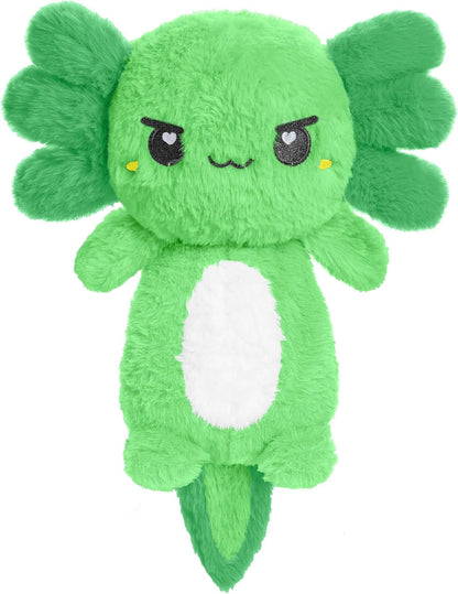 Axolotl Unscented 2Lbs Heating Pad for Neck Shoulders and Back Wrap Microwavable, Heatable 22.5" Cute Warm Stuffed Animals Neck Warmer - Axolotl Gifts for Women Girls and Kids