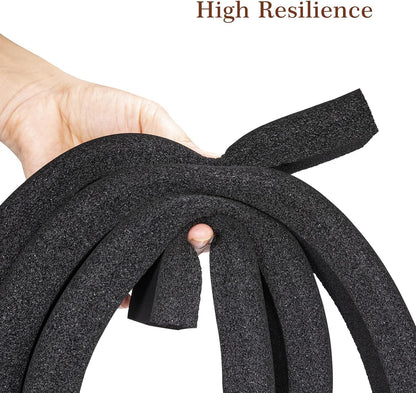Yotache Open Cell Foam Air Conditioner Insulation Seal Strip 2"x1", 6.5 Ft | Non-Adhesive, Air Conditioning Weather Strip