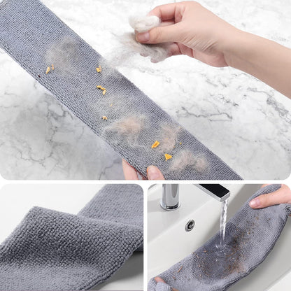 Retractable Gap Dust Cleaner, 3 Microfiber Cloths, 30-100 Inch Handle, Gray | Retractable Duster Brush with Washable Replaceable Head Cleans Under Appliances, Sofas, Beds, Refrigerators and Furniture