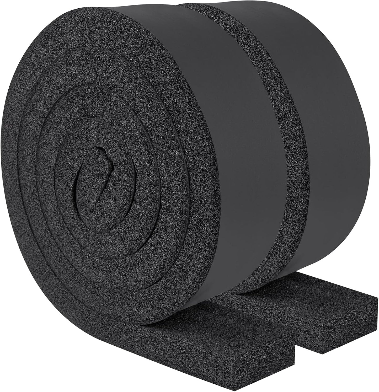 Yotache Open Cell Foam Air Conditioner Insulation Seal Strip 2"x1", 6.5 Ft | Non-Adhesive, Air Conditioning Weather Strip