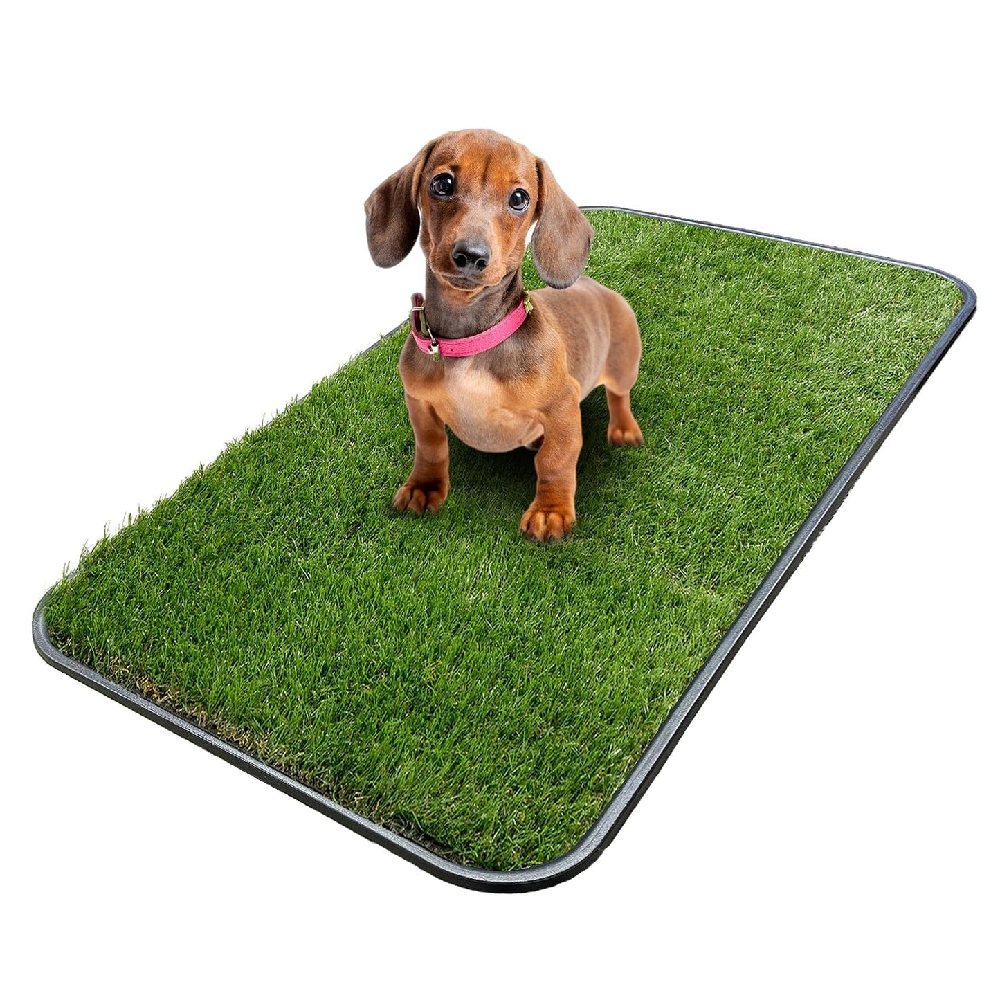 Ottomanson 15" x 30" Multi-Purpose Boot Tray – Waterproof Shoe & Pet Feeding Spill Tray, Litter Box & Pee Pad Holder, Painting & Planting Mat, 1.2" Raised Edge Floor Protection