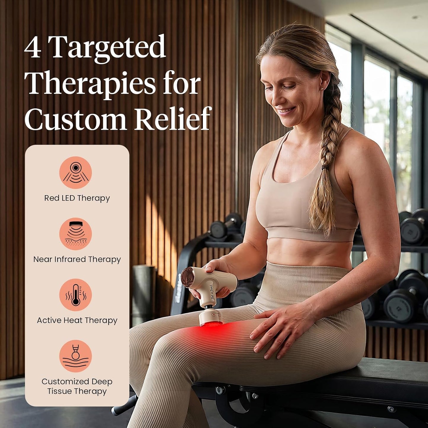 BOB AND BRAD Q2 Mini Massage Gun, Pocket-Sized Deep Tissue Massager Gun, Portable Percussion Muscle Massager Gun, Ultra Small & Quiet Muscle Massage Gun for Muscle Recovery with Carry Case
