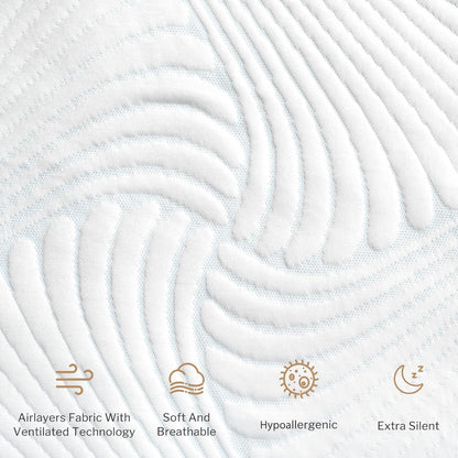 Foot Queen Size Electric Heated Mattress Pad - Foot Warmer for Bed with Memory & Preheat Functions, 12 Heat Settings Single Control for 1-12 Hours Auto Off, Lighted Button