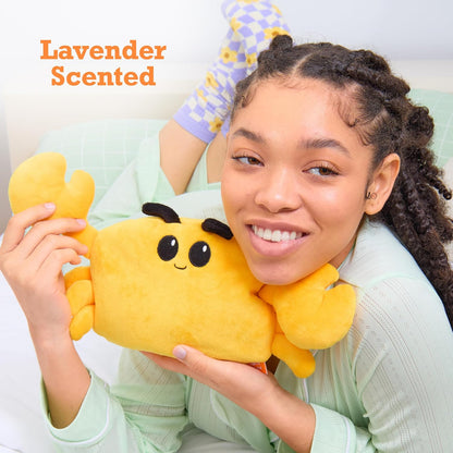 Menstruation Crustacean Lobster by Relatable, Microwavable Heating Pad for Period Cramps, Cuddly Plushies, Great Gift Ideas for Loved Ones of All Ages, Includes 1 Lavender Scented Heating Pad Plushy