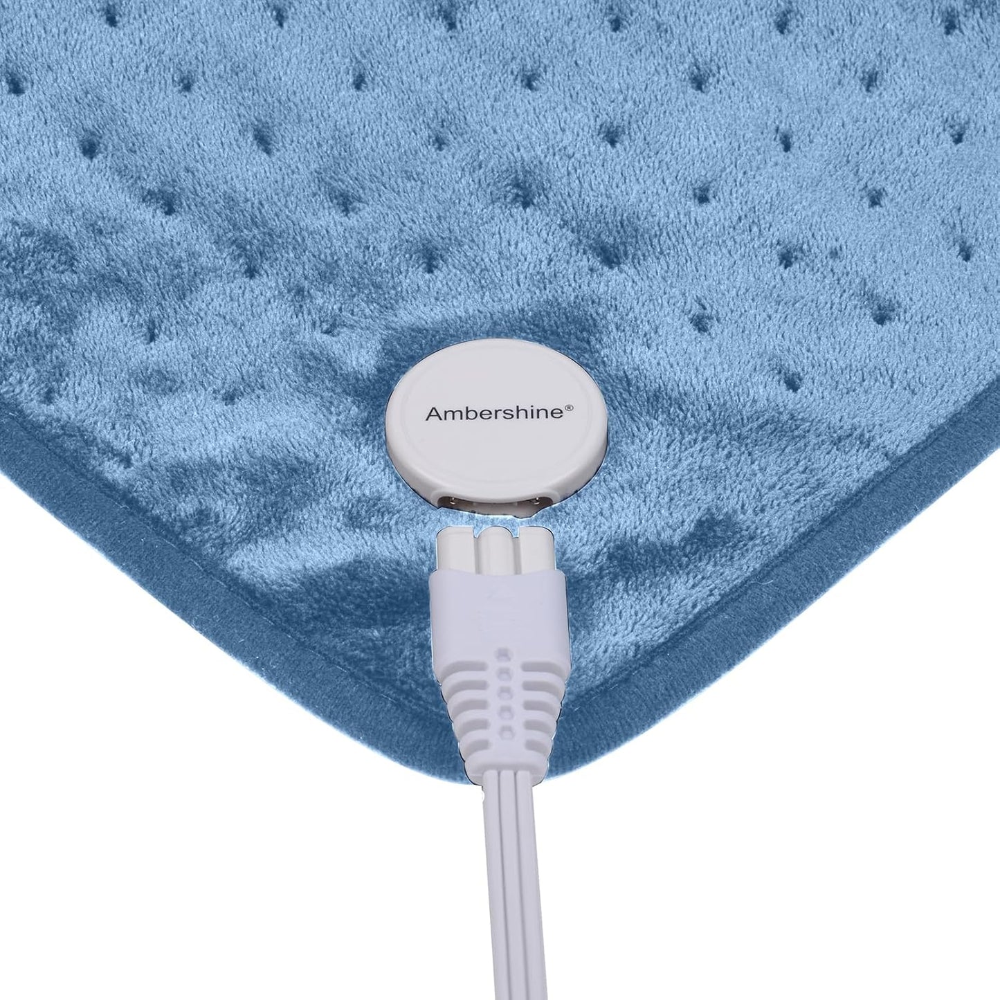 Ruqiji 19" x 24" Weighted Neck&Shoulder Heating Pad, 2.5lbs with 12 Temperature Settings&Countdown Timer,Pain Relief for Neck/Shoulders/Menstrual Pain(Dark Gray)