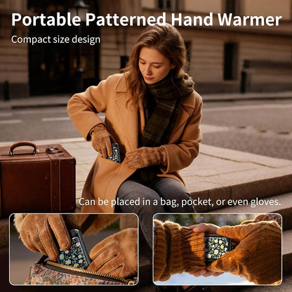 Lerat Hand Warmers Rechargeable, Electric Hand Warmers Reusable- Fast Heating Hand Warmer with 3 Heat Settings, Portable Hand Warmers Gifts for Women, Great for Hunting Camping Hiking