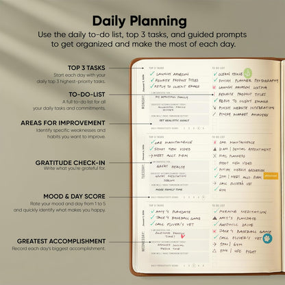 Dated, 2026 Planner, 5.8” x 8.3” - The #1 Productivity Planner to Achieve Your 2026 Goals - Planner 2026-2027 by PRODUCTIVITY STORE (A5, GREY)