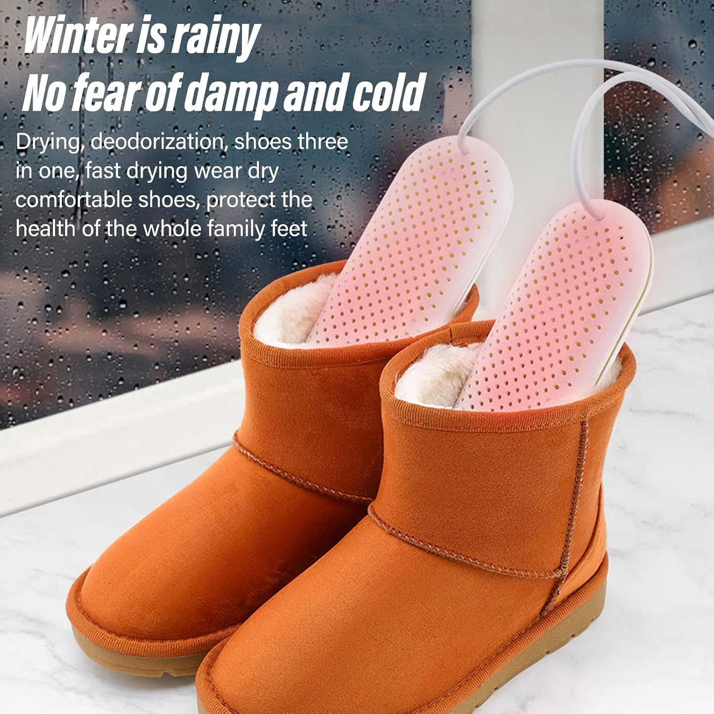 Household USB Shoe Dryer, Portable Boot Drying Student Dormitory Heater Adult Foot Deodorizing Boot Shoes Dryer with Timer for Travel Sneaker Socks Gloves Drying