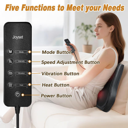 Joyset Back and Neck Massager with Heat & Vibration, FSA Eligible HSA Store