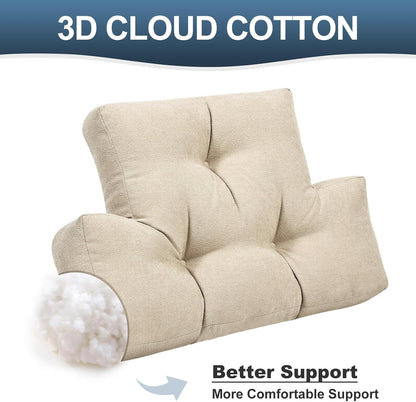 Back Pillow for Recliner Lumbar Support Pillow Soft and Fluffy Back Support Cushion Thick Lumbar Cushion for Chairs, Recliners,Sofa, Couch and Bed for Pain Relief