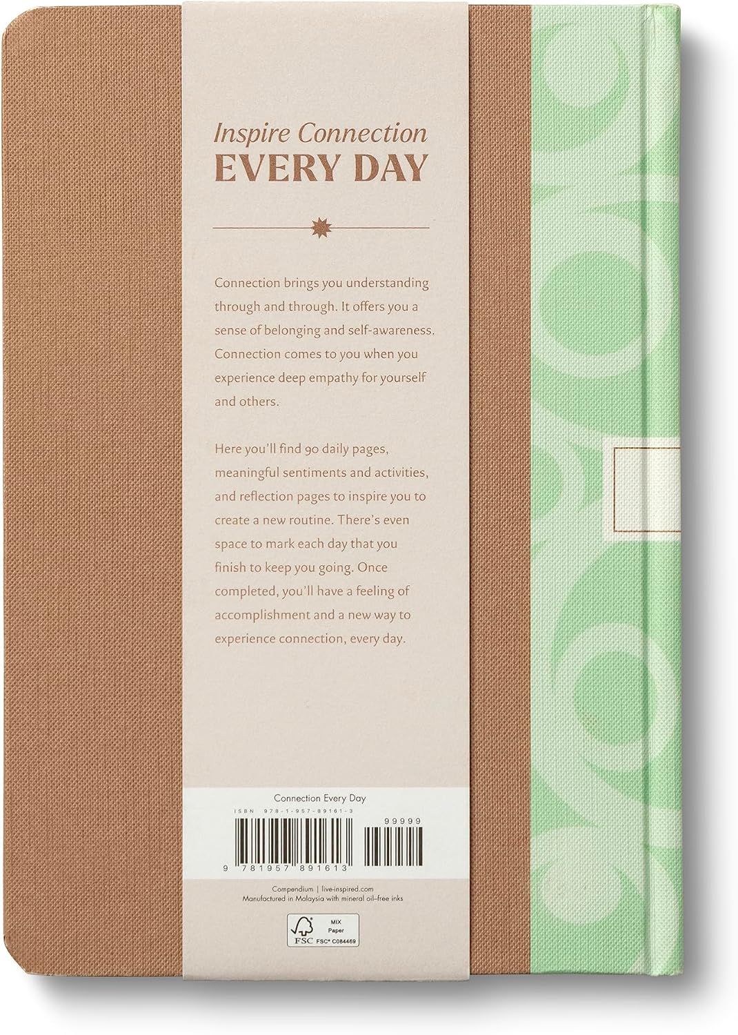 Compendium – Connection Every Day Guided Journal: A Daily Practice for Community and Self-Reflection – A 5-Minute-a-Day Personal Growth Notebook – An Inspiring Daily Journal for Forming New Habits