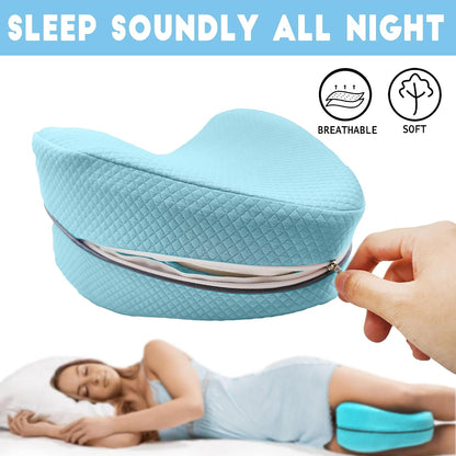 xcivi Soft Pillowcase for Contour Memory Foam Side Sleeper Support Pillow | Pillowcase for Knee Pillow, Reusable & Washable Pillow Cover, Anti-stain Sweat Protective Layer, Extend Pillow Service Life
