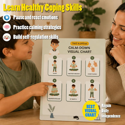 Morning Routine Chart for Kids – Step-by-Step Visual Schedule (9x12 Laminated) | Self-Care Educational Chart for Children, Special Needs & Autism – Morning Routine Support – English