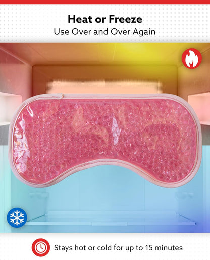 Alpi Plush Gel Beads Hot/Cold Eye Mask, Relaxation & Tension Comfort
