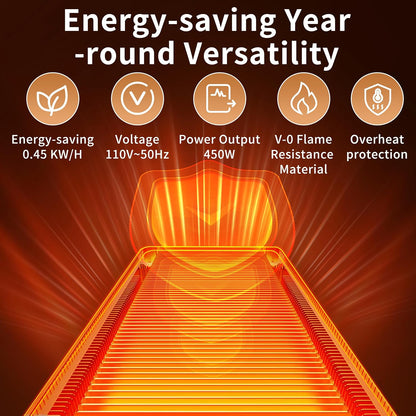 Electric Warming Tray,Extralong 47"x12",Tempered Glass Warming Mat for Food