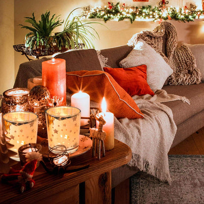 Gold Votive Candle Holder Set of 12, Mercury Bulk Glass Tealight Candle Stands, Perfect for Home, Parties, and Wedding Decor-Tea Light Candles not Included